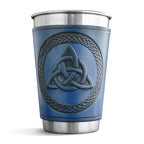 Ly bia bọc da - TRINITY KNOT