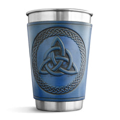 Ly bia bọc da - TRINITY KNOT