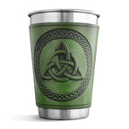 Ly bia bọc da - TRINITY KNOT