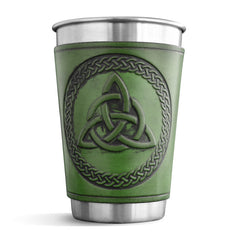 Ly bia bọc da - TRINITY KNOT