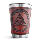 Ly bia bọc da - TRINITY KNOT