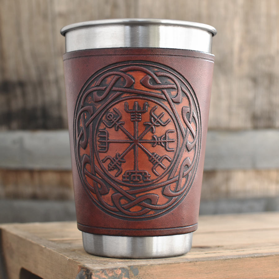 Ly bia bọc da - VEGVISIR