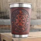 Ly bia bọc da - VEGVISIR