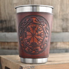 Ly bia bọc da - VEGVISIR