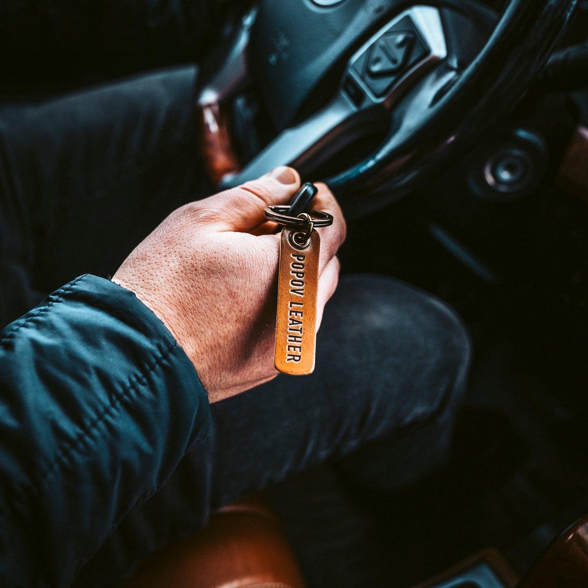 Móc khóa da Shell Cordovan - Popov Leather