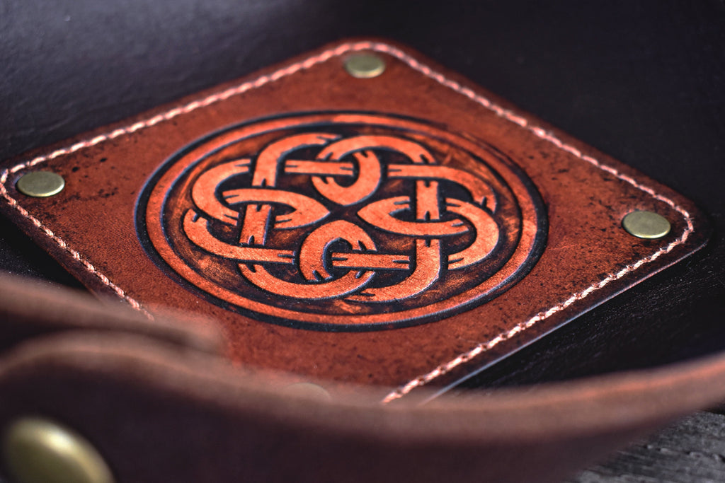 Khay da đựng đồ lặt vặt - Phong cách Celtic