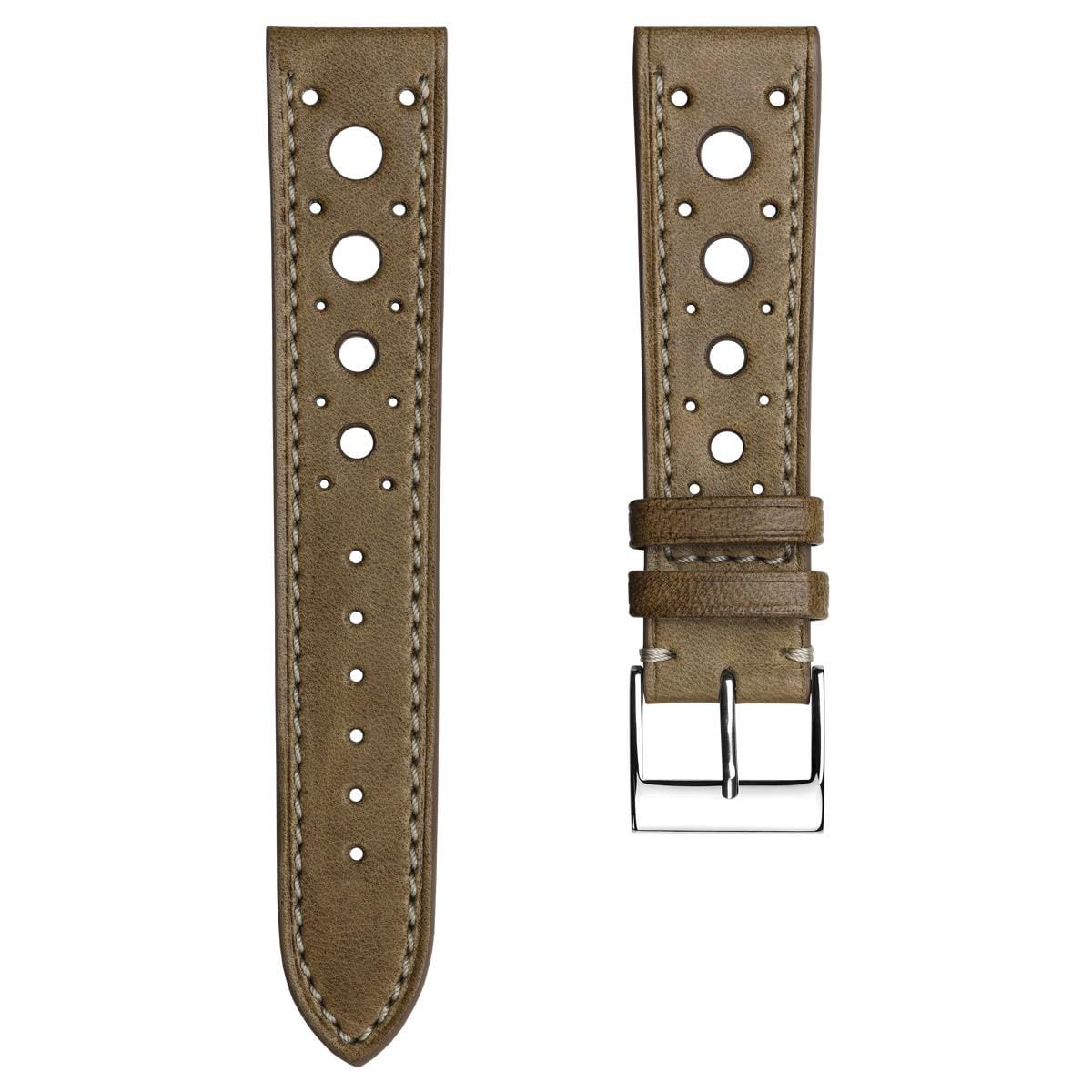 Vòng tay đổ Montre en Cuir Artisanale Boutsen Cavallo Racing - Beige Élégant et Confortable