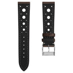 Dây đeo đồng hồ da thủ công Boutsen Cavallo Racing - Màu Cacao