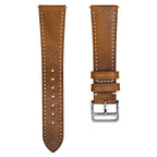 Dây đeo đồng hồ da cổ điển Brixham Special Buckle - Màu nâu nhạt