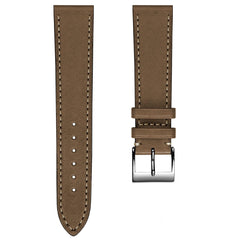 Dây đeo đồng hồ bằng da ngựa thủ công Leuven Cavallo Flat - Màu nâu