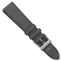 Dây đồng hồ – da nubuck – Xám – thủ công