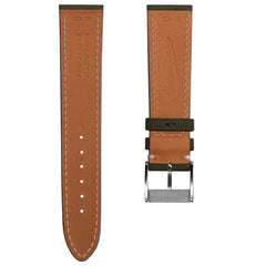 Vòng tay đổ montre và nubuck plat Mozet, fait main en kaki