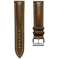Dây đeo đồng hồ bằng da dày dặn Ostend - Màu nâu Cavallo