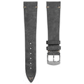 Dây đeo đồng hồ Stanway Vintage V-Stitch Conceria Opera bằng da lộn - Màu xám
