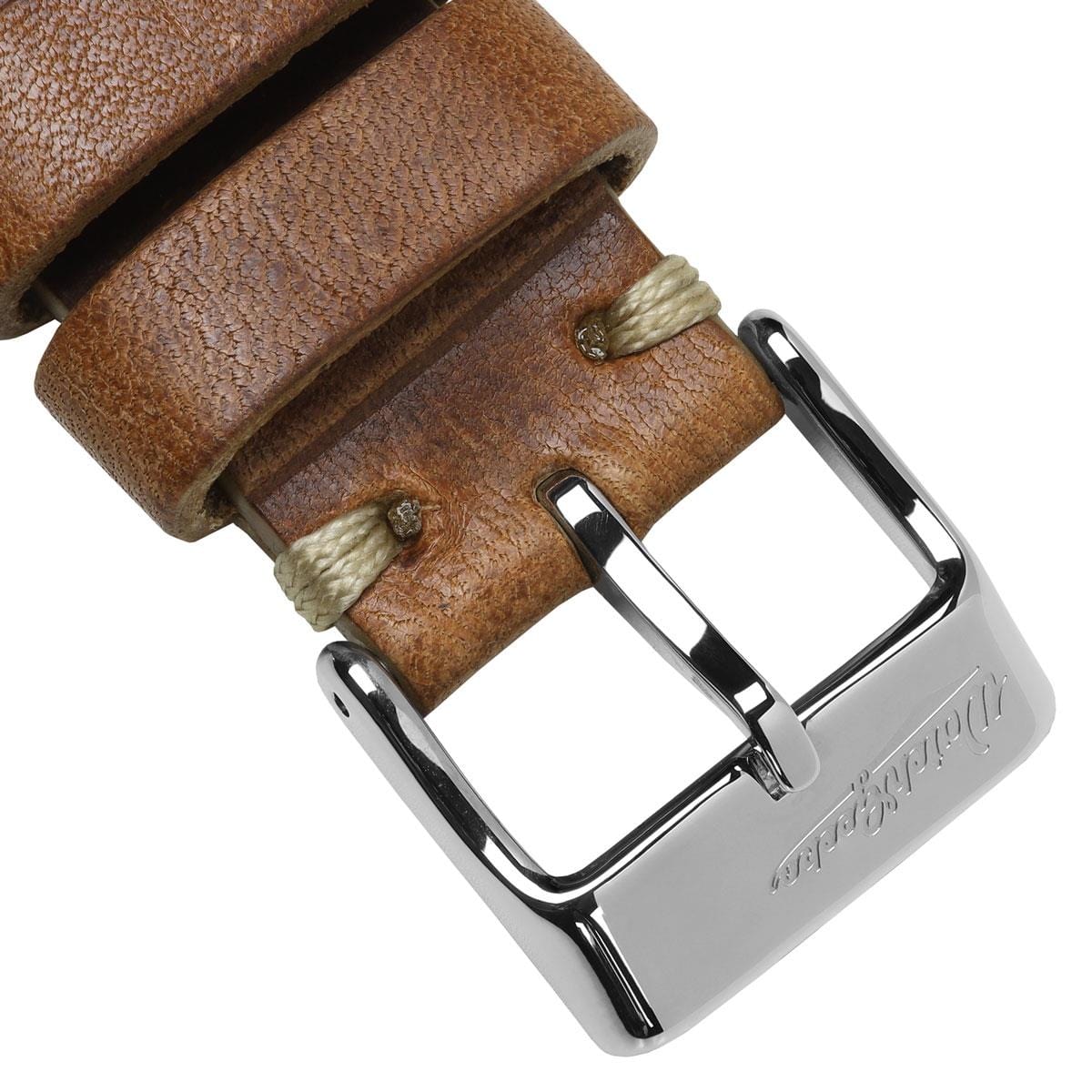 Dây đồng hồ – da thật – Nâu nhạt – thủ công